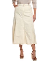Marina Rinaldi - Plus Samuele Denim Skirt - Lyst