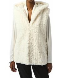 Joseph Ribkoff - Faux Fur Sleeveless Vest - Lyst