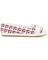 Ferragamo - Ferragamo Kacy Woven Espadrilles - Lyst