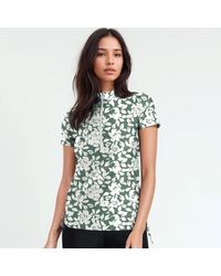 Calypsa - Half-Zip Short Sleeve Rashguard Adele Swim Top - Lyst