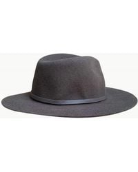 Rag & Bone - City Felt Fedora Hat - Lyst