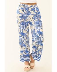 Umgee - Tropical Cropped Pants - Lyst
