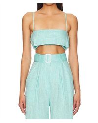 Matthew Bruch - Structured Bandeau Top - Lyst