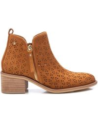 Xti - Suede Ankle Booties By - Lyst