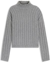 HUGO - Knitted Sweater With Ribbed Structure - Lyst