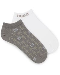 HUGO - Two-Pack Of Ankle-Length Socks - Lyst
