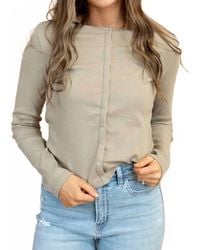 Wishlist - Carissa Ribbed Top - Lyst