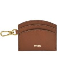 Fossil - Sofia Leather Card Case - Lyst