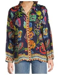 Johnny Was - The Audrey Farout Button Down Shirt - Lyst