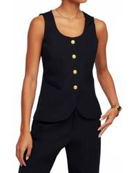 Fifteen Twenty - June Button Up Vest - Lyst