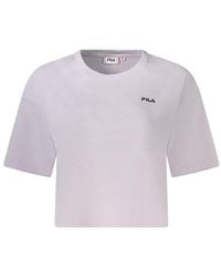 Fila - Cotton Tops & T-Shirt - Lyst