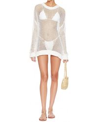 Beach Riot - Hilary Mesh Round Neck Sweater - Lyst