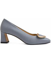 Brunate - Leather Square Toe Pump - Lyst