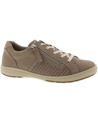 Earth Origins - Etta Leather Perforated Casual And Fashion Sneakers - Lyst