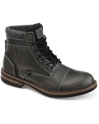 Territory - Yukon Leather Lace-up Ankle Boots - Lyst