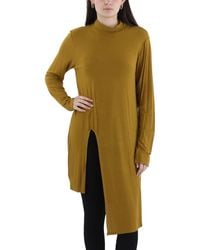 BCBGMAXAZRIA - Long Sleeve Asymmetrical Top With Turtleneck - Lyst