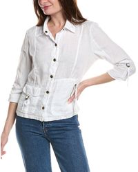 XCVI - Waldron Linen-Blend Jacket - Lyst