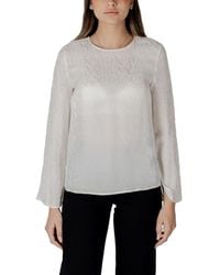 ARMANI EXCHANGE - Viscose Blouse - Lyst