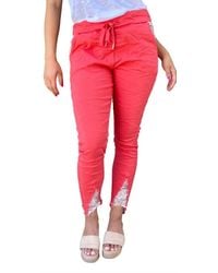 Gigi Moda - Ricamo Tie-Waist Pants - Lyst