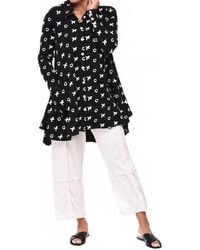 Tulip Clothing - Lauryn Button Down Tunic Shirt - Lyst