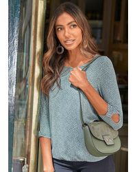 Lascana - 2 Pk Printed 3/4 Sleeve Tops - Lyst