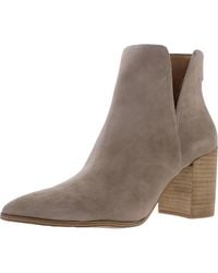 Steve Madden - Darryn Zipper Pointed Toe Ankle Boots - Lyst