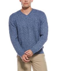Robert Graham - Ansen Wool-Blend V-Neck Sweater - Lyst