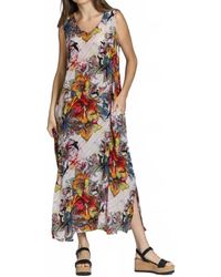 Apny - V-Neck Tank Long Dress - Lyst