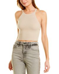 GOOD AMERICAN - Cropped Sweater Tank - Lyst