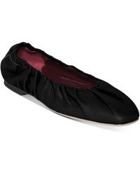 STAUD - Tuli Flat Leather Slip On Ballet Flats - Lyst