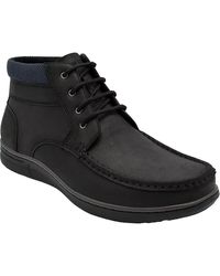 Aston Marc - Hertel Lace-Up Faux Leather Chukka Boots - Lyst