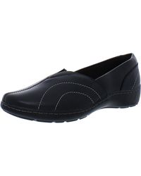 Clarks - Cora Meadow Faux Leather Slip On Loafers - Lyst
