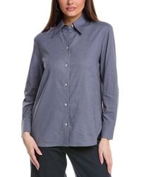 Vince - Relaxed Button-Down Linen-Blend Shirt - Lyst