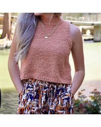 She + Sky - Pretty Preppy Top - Lyst
