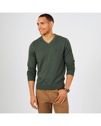 Big & Tall Jersey V-Neck Sweater