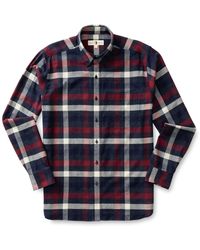 Duck Head - Shelton Plaid Cotton Flannel Sport Shirt - Lyst