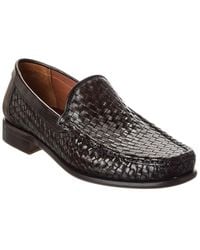 Bruno Magli - Tonio Woven Leather Loafer - Lyst