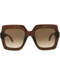 Just Cavalli Square-frame Acetate Sunglasses in Brown | Lyst