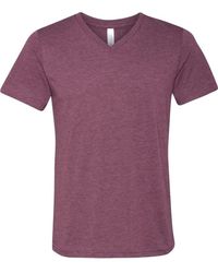 Bella Canvas - Triblend V-Neck Short Sleeve Tee - Lyst