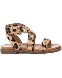 Xti - Carmela Leather Fashion Sandals By - Lyst
