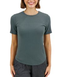 Grace and Lace - Essential Ribbed Short Sleeve Tee - Lyst