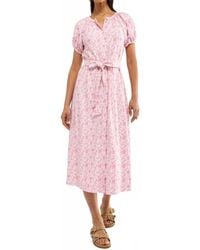 Smith & Quinn - Grenadine Button Front Midi Dress - Lyst