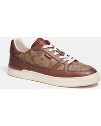 Coach Outlet Leather Clip Low Top Sneaker for Men | Lyst