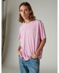 Lucky Brand - Washed Cotton Short Sleeve Pocket Crew Neck Tee - Lyst