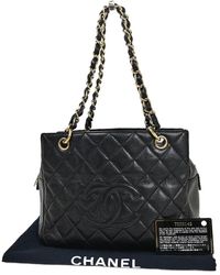 Chanel - Timeless Leather Handbag (pre-owned) - Lyst