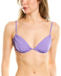 WeWoreWhat - Ruched Underwire Bikini Top - Lyst