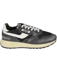 Autry - Low-Top Sneakers With Nylon And Suede Cow Leather Composition - Lyst