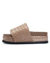 Roam - Striped Crocky Stack Slip-On - Lyst
