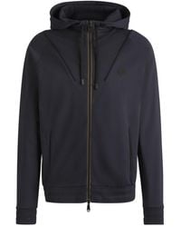 BOSS - Zip-Up Hoodie With Double B Monogram - Lyst