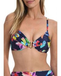 La Blanca - By The Sea Underwire Draped Swim Bikini Top - Lyst